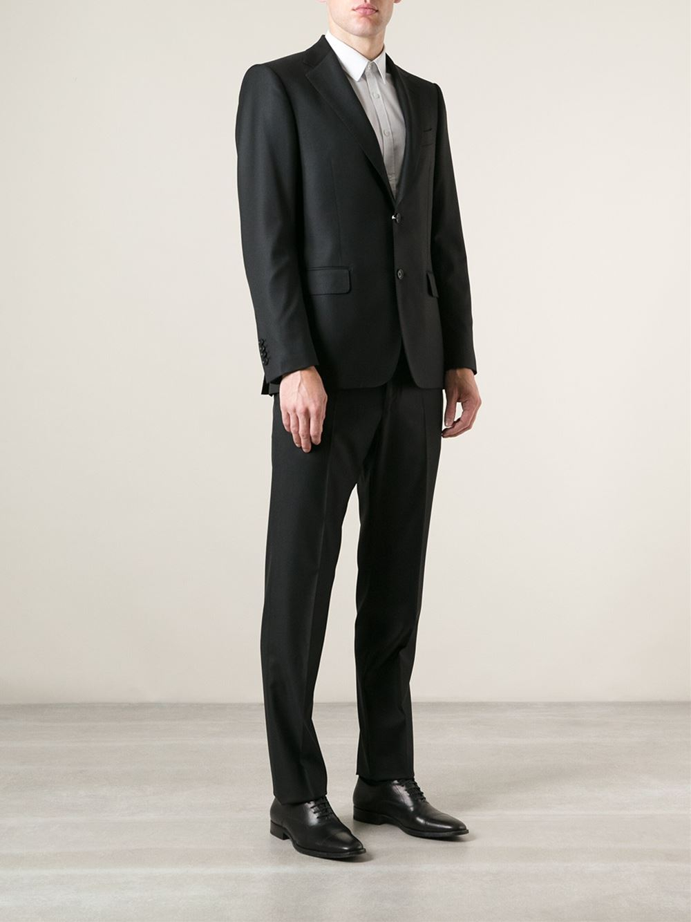 Ferragamo Formal Suit in Black for Men | Lyst