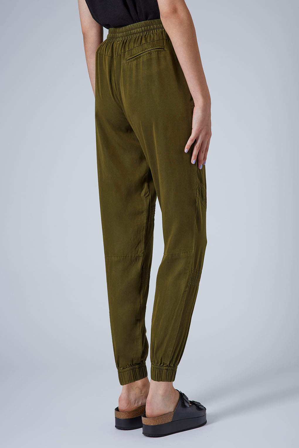 Topshop Womens Casual Utility Joggers Khaki in Natural - Lyst