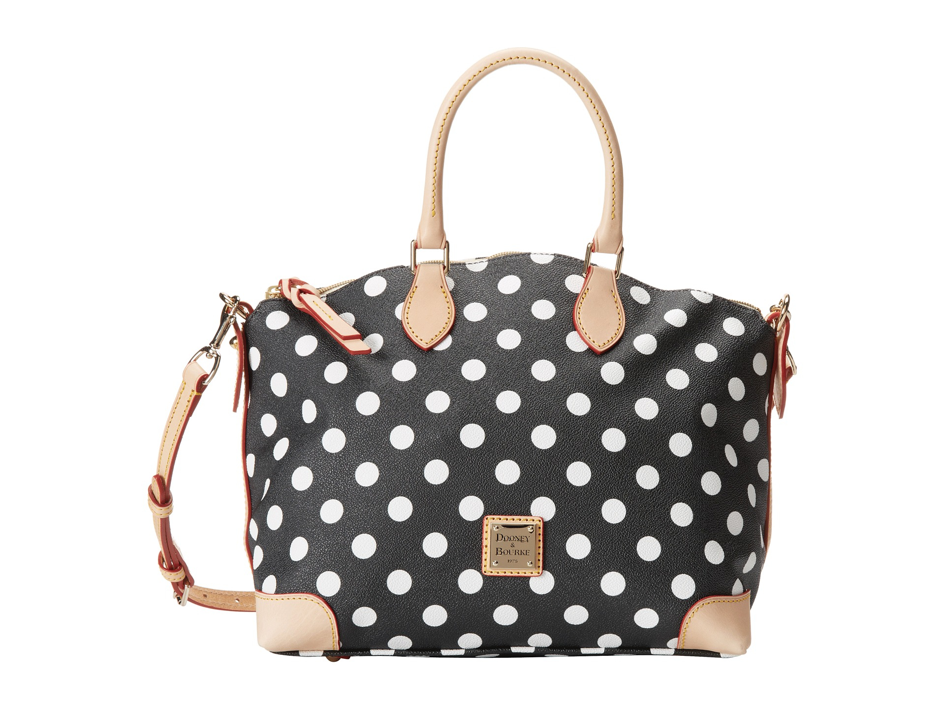 dooney bourke polka dot bag