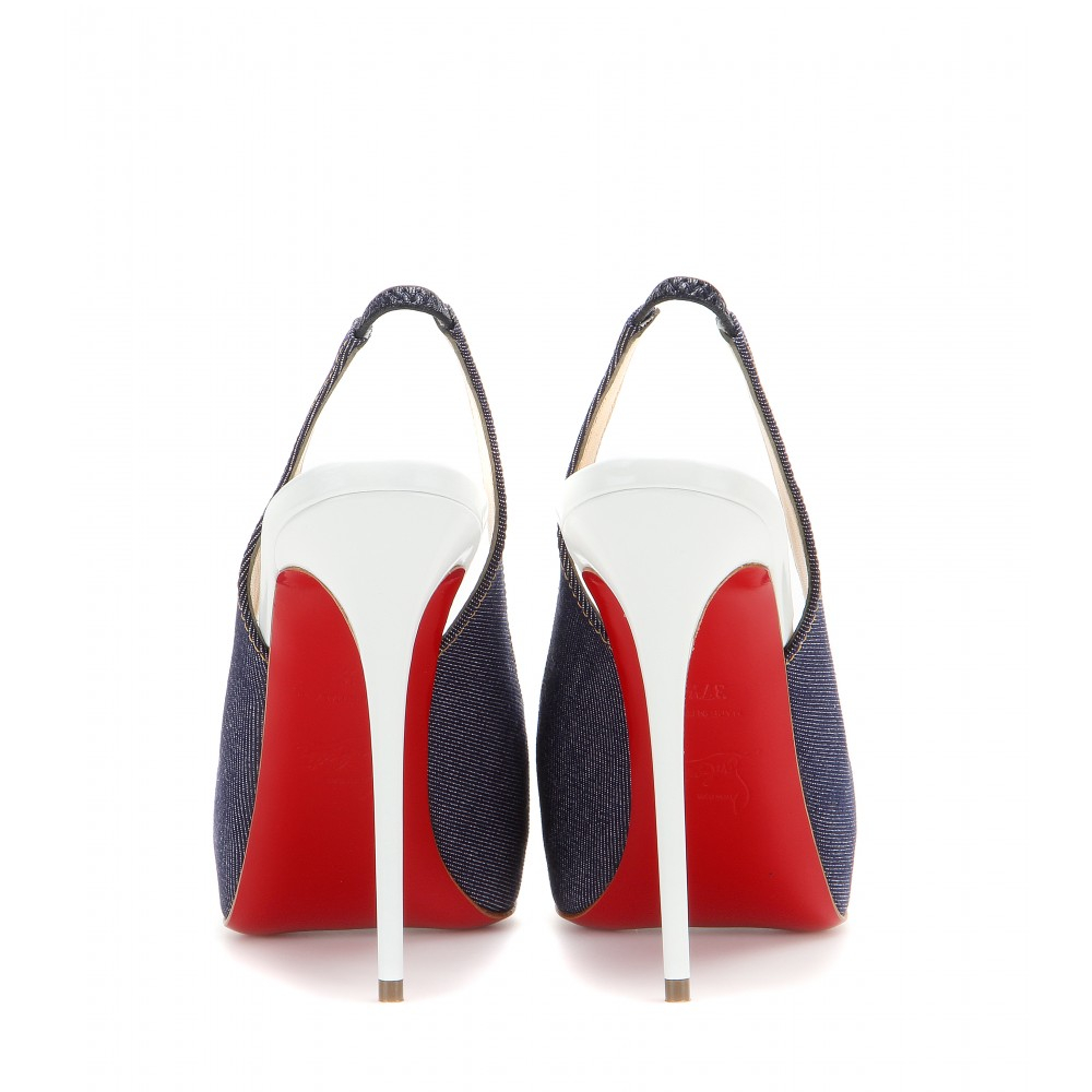 christian louboutin Private Number slingback pumps | cosmetics ...