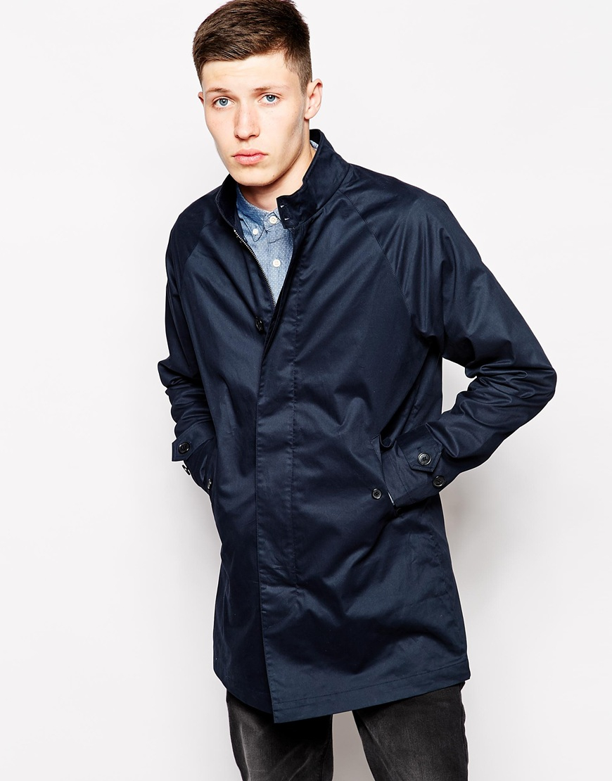 Download Lyst - Ben Sherman Harrington Mac Jacket in Blue for Men