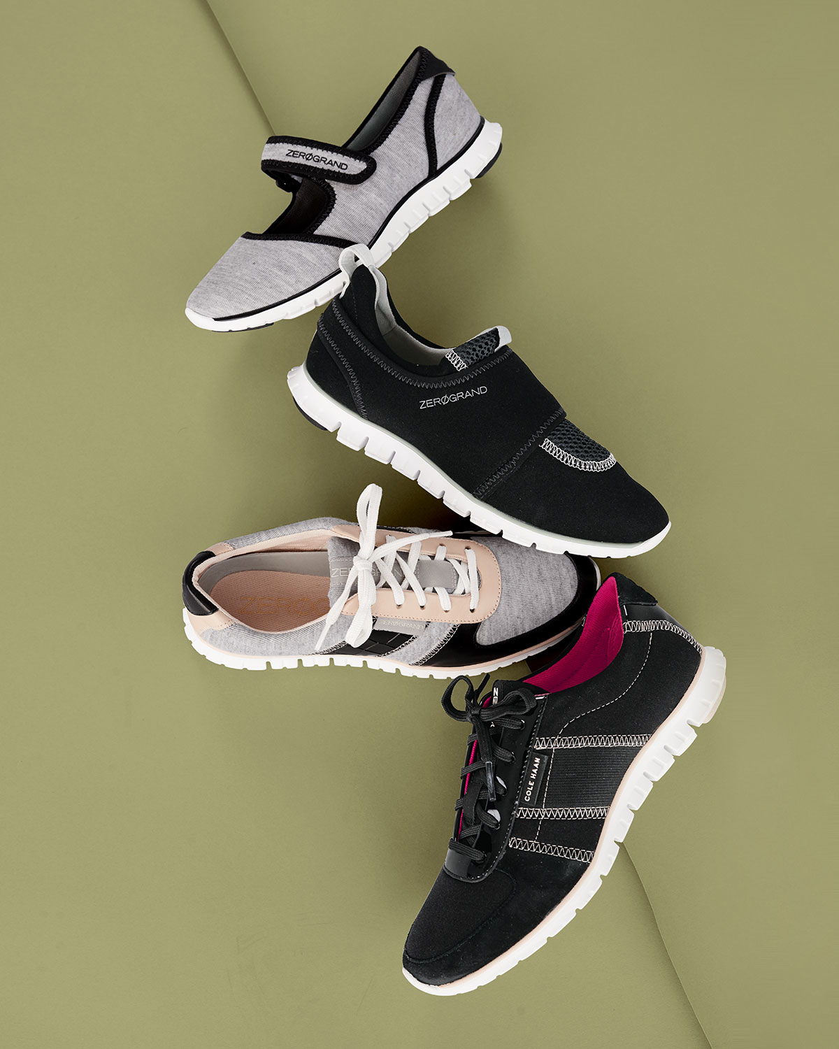 Lyst - Cole Haan Zerogrand Mary Jane Sneaker in Gray