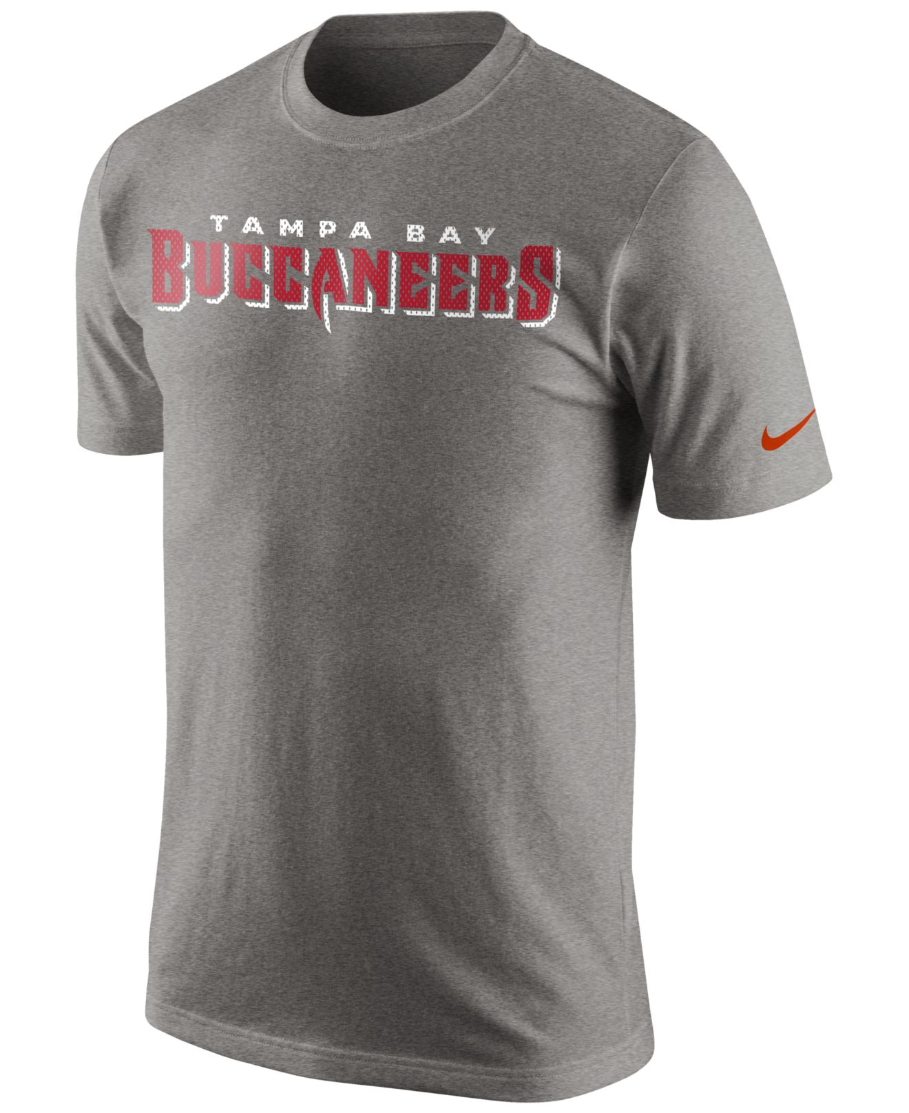 Lyst - Nike Men's Tampa Bay Buccaneers Mesh Wordmark T-shirt in Gray ...