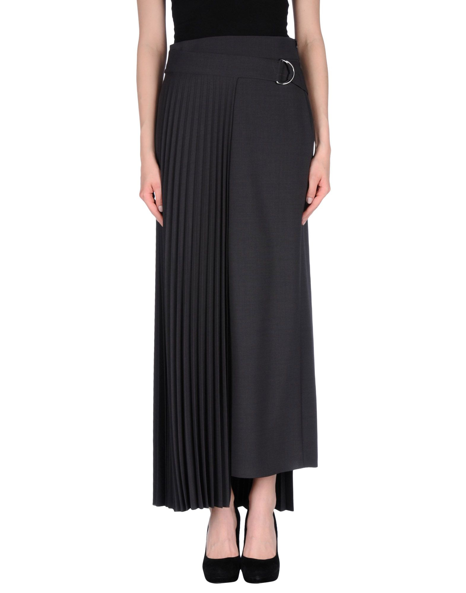 Brunello cucinelli Long Skirt in Gray | Lyst