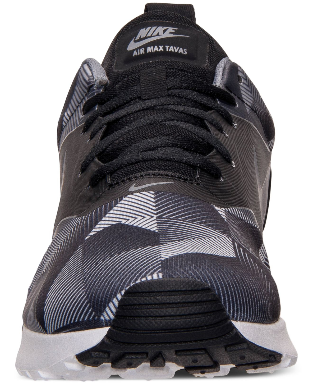 Nike Air Max Tavas Black Running Sneaker Nike Air Max Tavas Black Running Sneaker