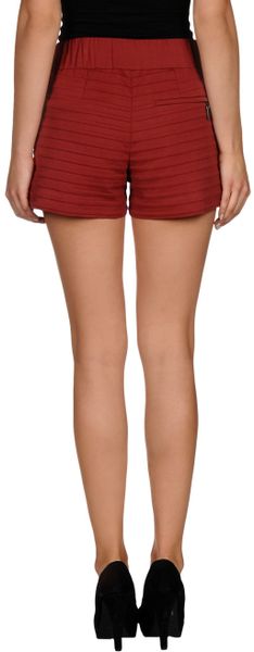 Brunello Cucinelli Shorts in Red (Brick red) | Lyst