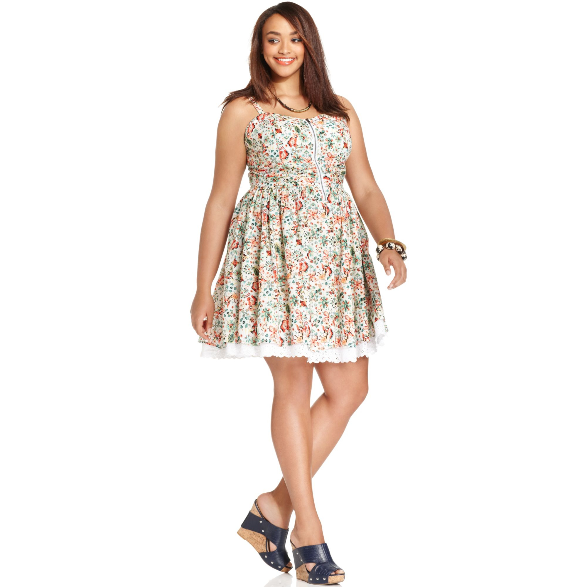 Lyst - American Rag Plus Size Sleeveless Floralprint Dress