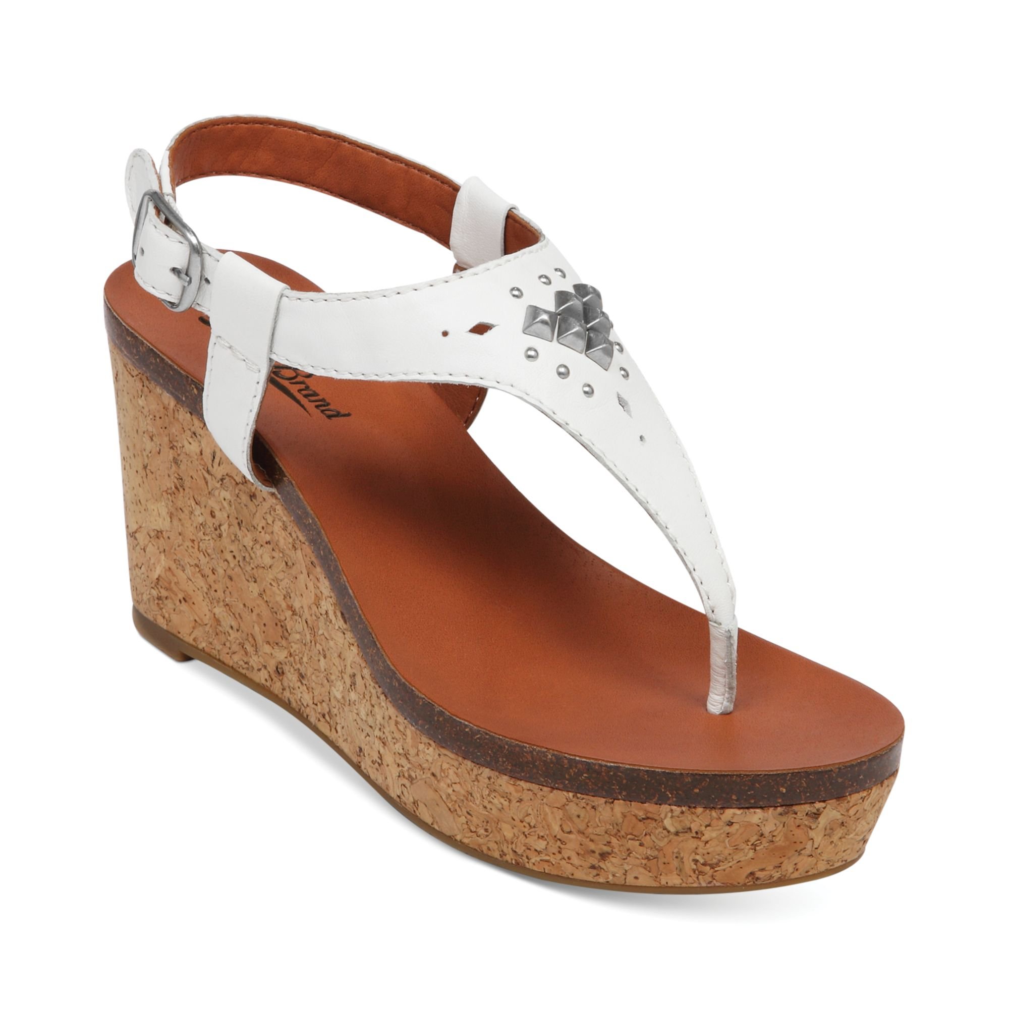 womens wedge thong sandals