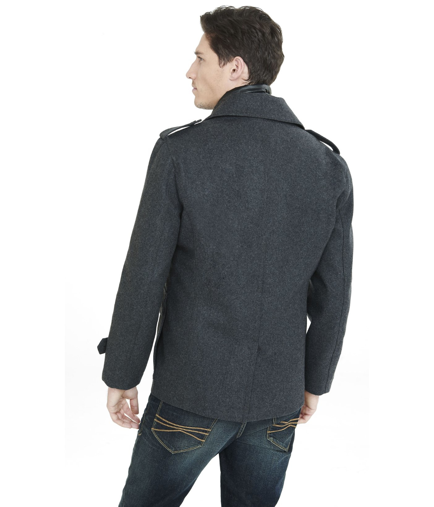 Big And Tall Mens Pea Coats Tradingbasis Men S Big Tall Coats Leather Jackets Vests Ralph Lauren