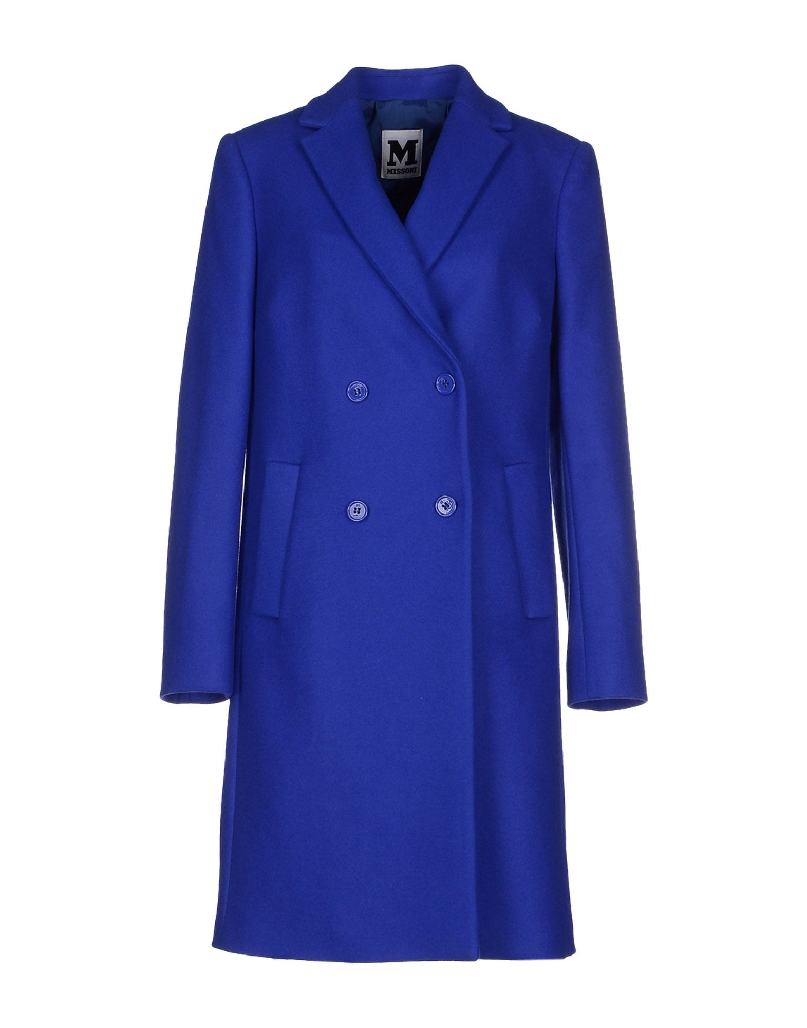M missoni Coat in Blue (Bright blue) | Lyst