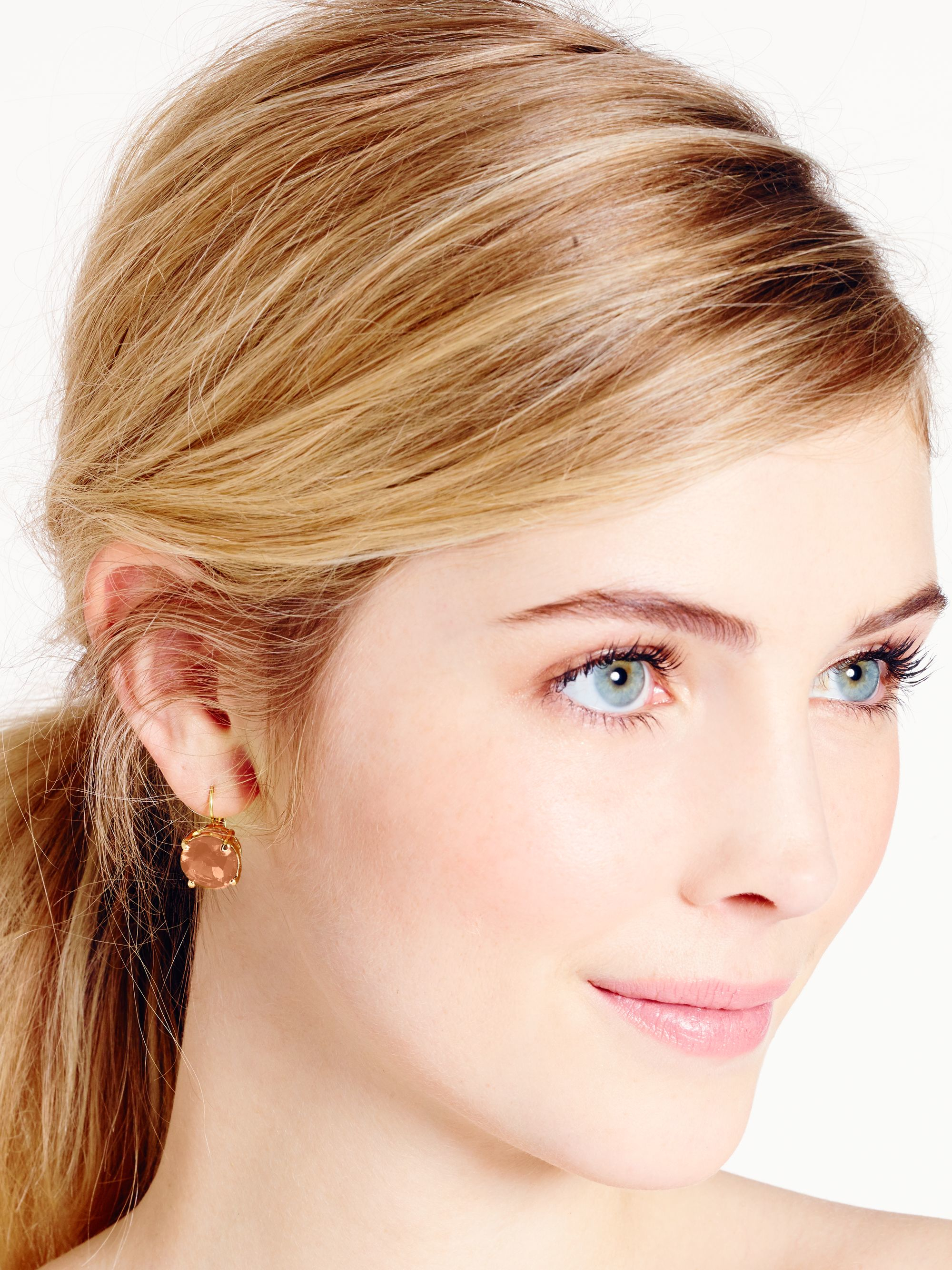 Lyst Kate Spade New York Round Leverback Earrings In Gallery