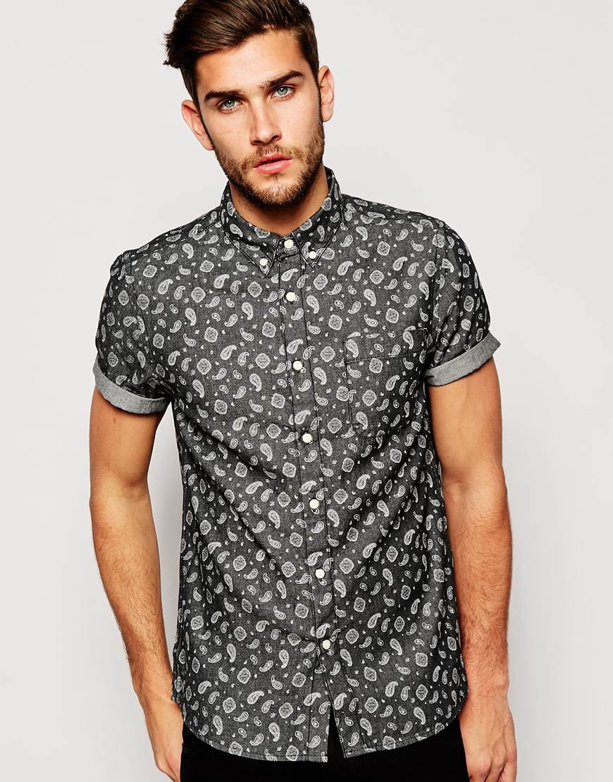 paisley mens shirt