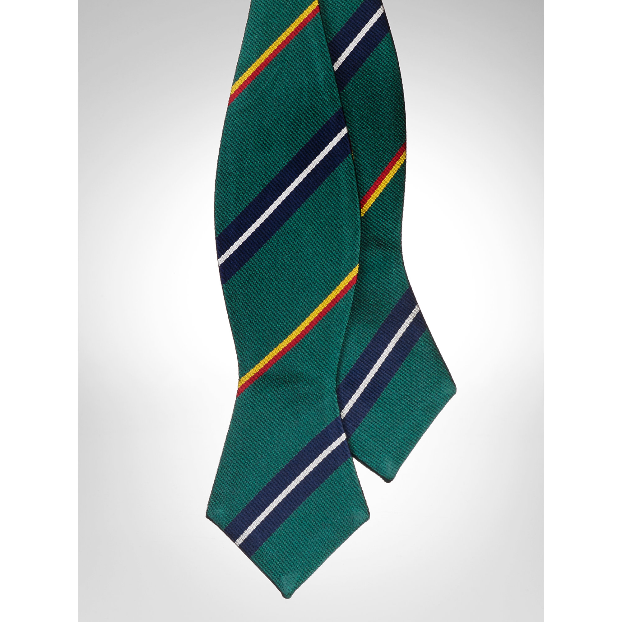 Lyst Ralph Lauren Striped Silk Repp Bow Tie in Blue for Men