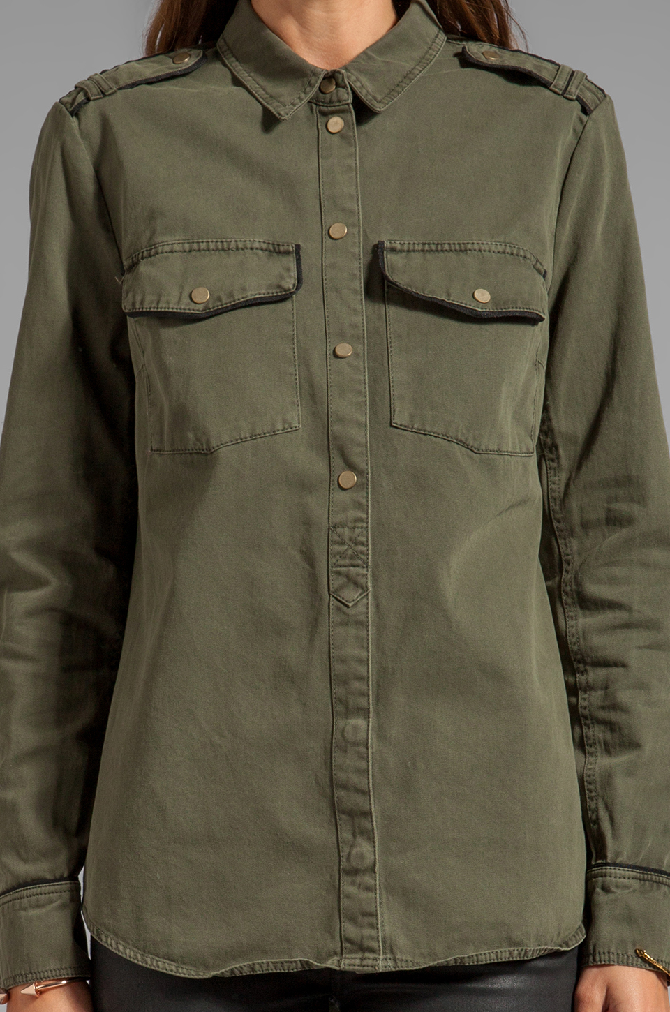 army green shirt jacket womens