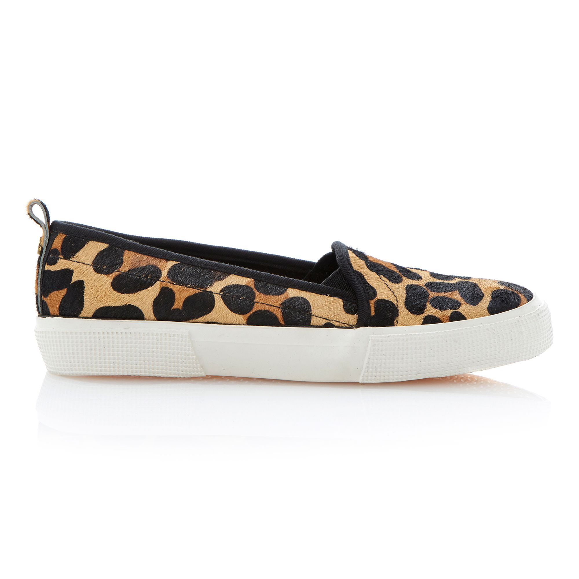 Dune Lamarr Leather Trainers in Animal (Leopard Print) | Lyst