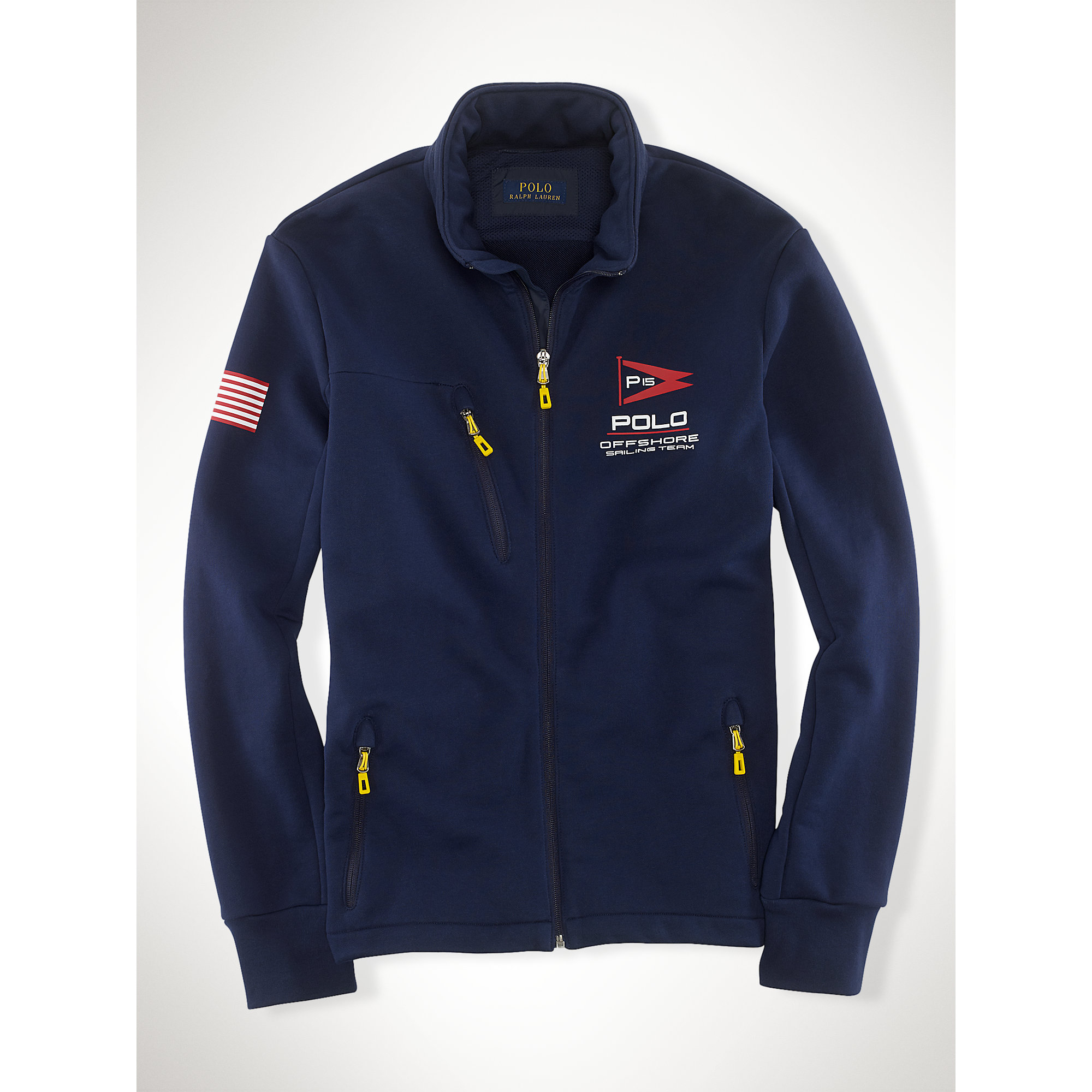 Lyst - Polo ralph lauren Sailing Cotton Track Jacket in Blue for Men