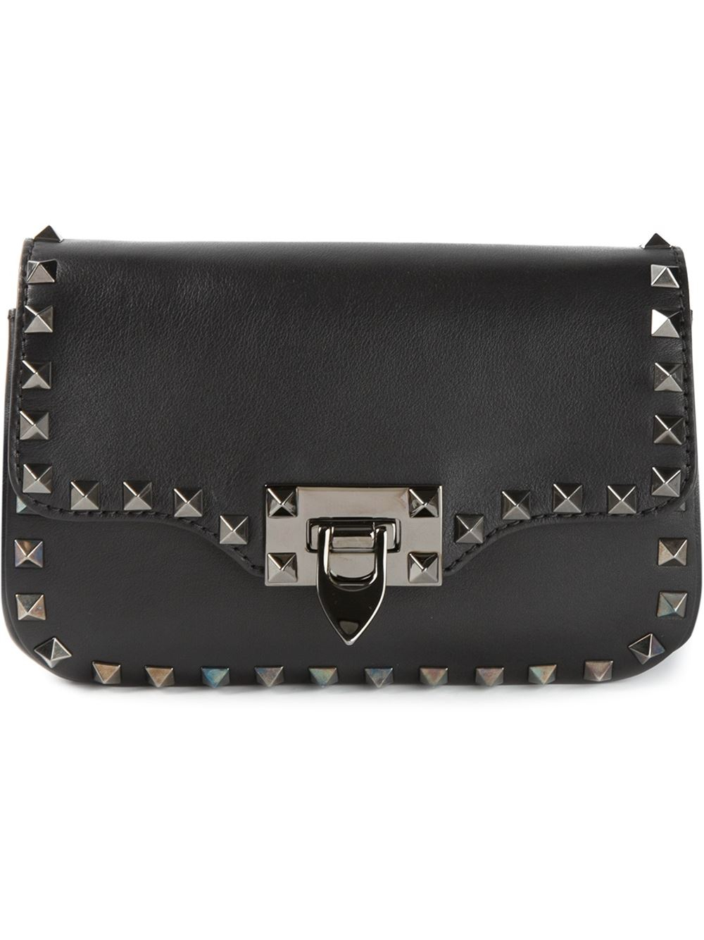 valentino rockstud bag black