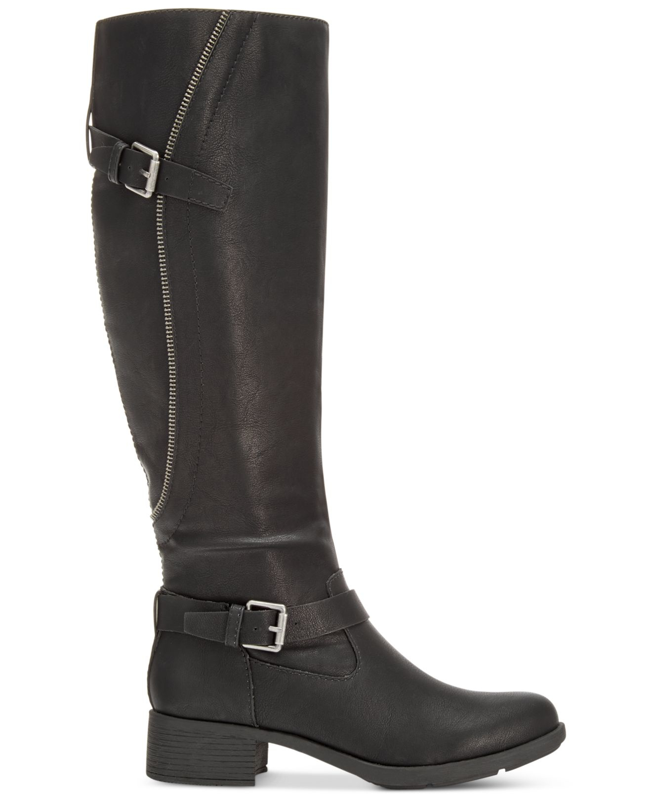 Style & co. Style&co. Gayge Riding Boots, Only At Macy&#39;s in Black | Lyst