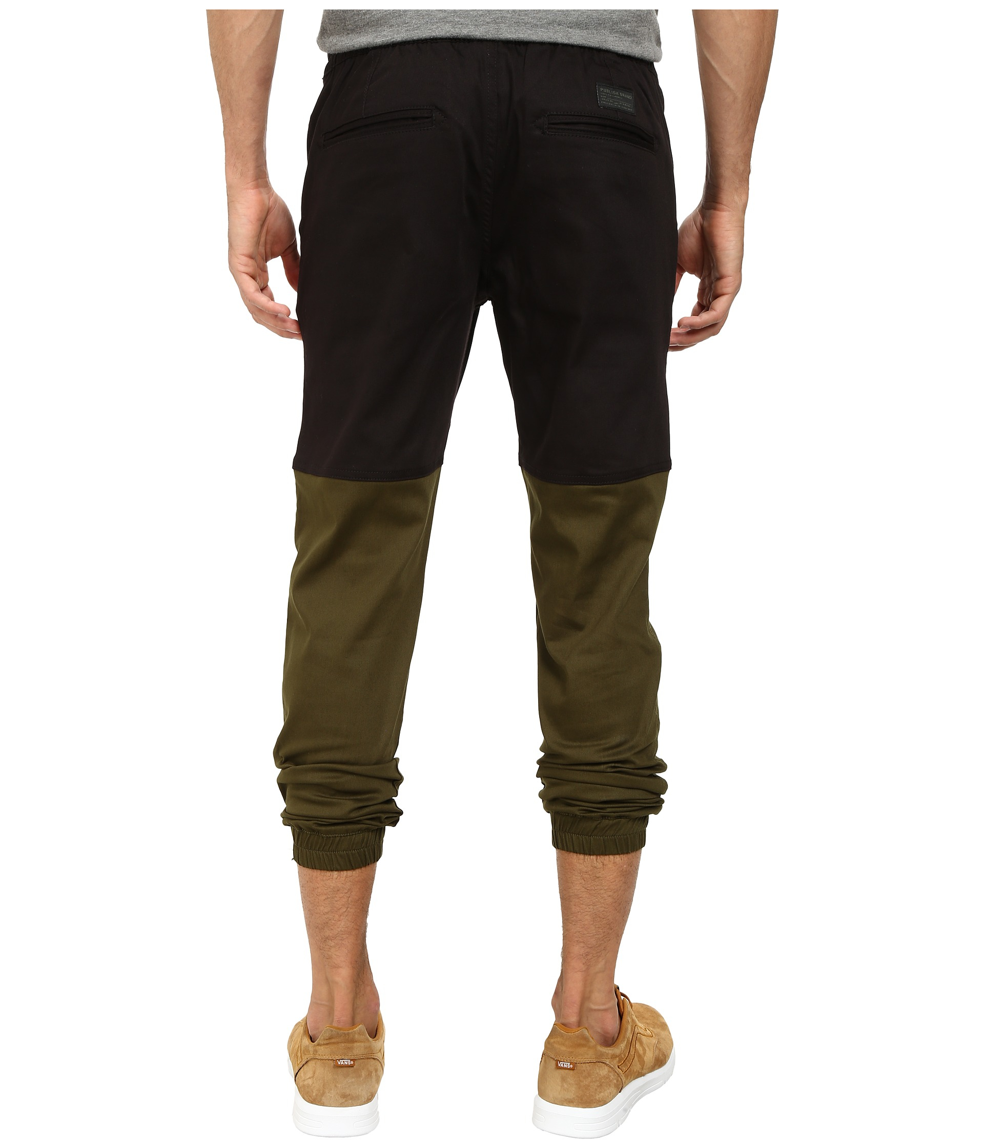 2 tone track pants