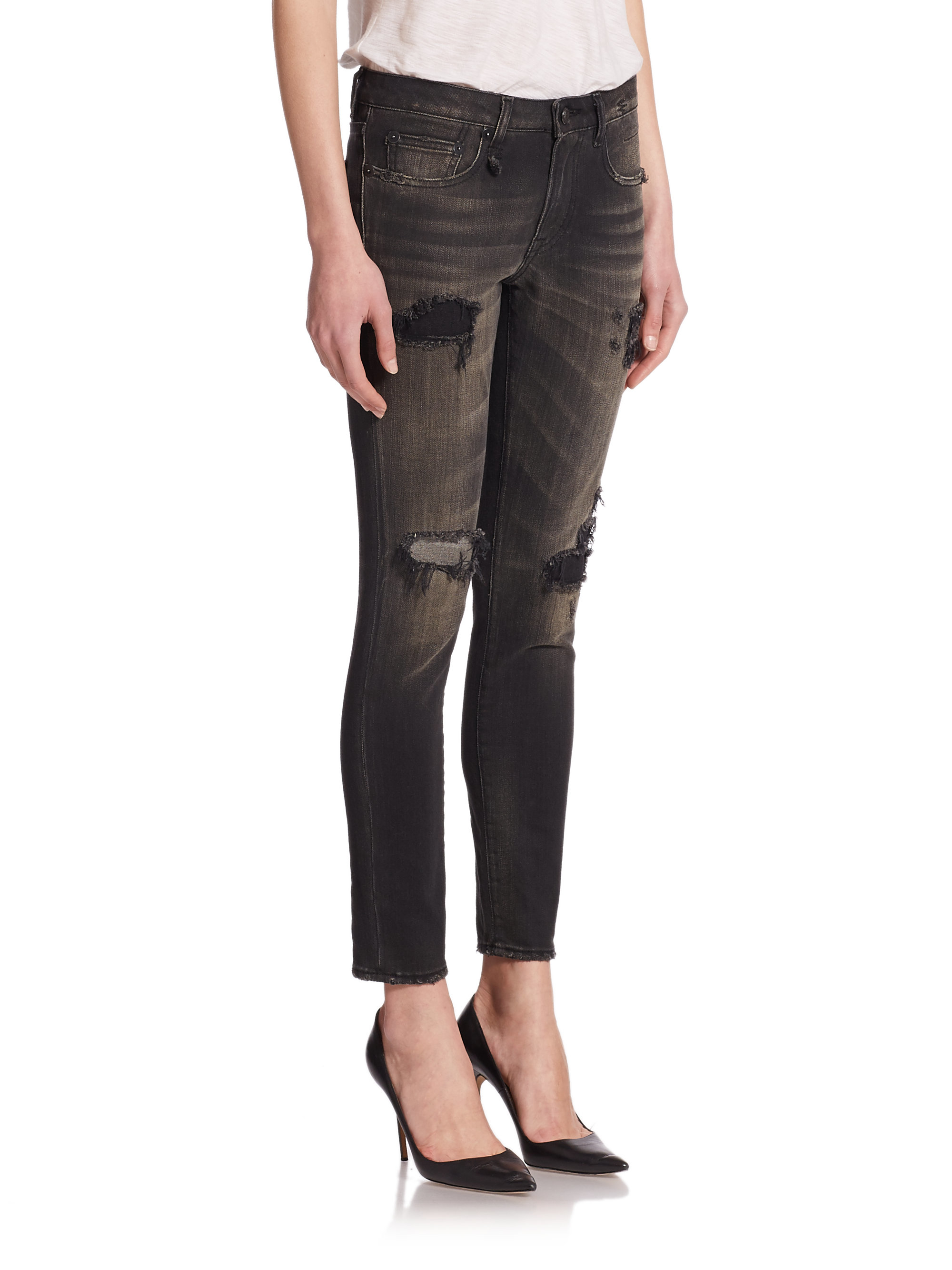 dark black jeans women's