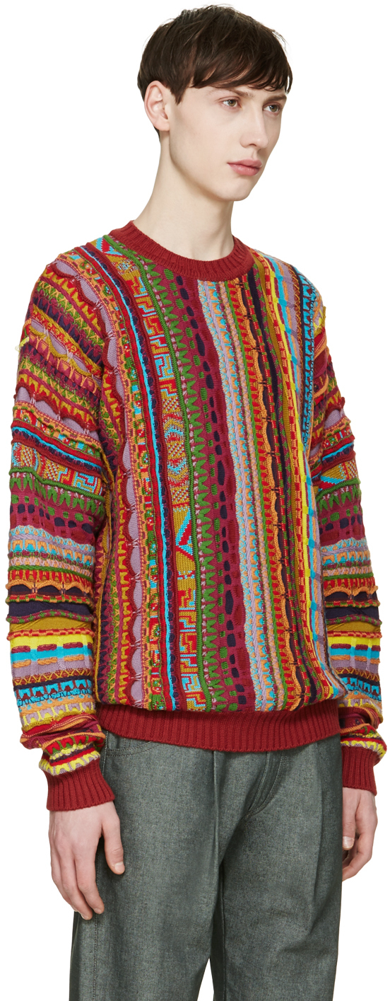 Gosha rubchinskiy Multicolor Knit Mix Sweater for Men Lyst