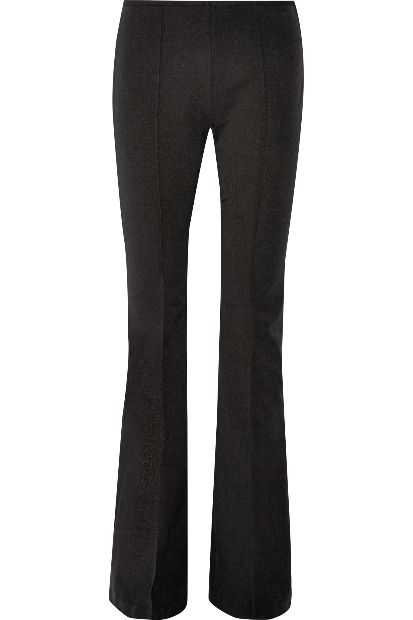 Lyst - Michael Kors - Stretch-cotton And Modal-blend Flared Pants ...