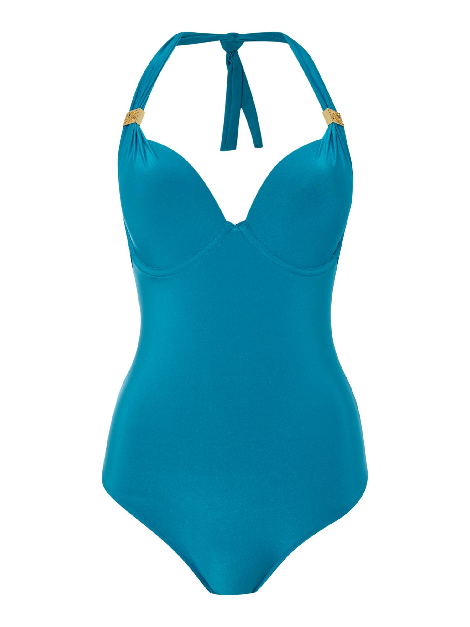 Biba Goddess Large Cup Tummy Control Swimsuit in Blue | Lyst