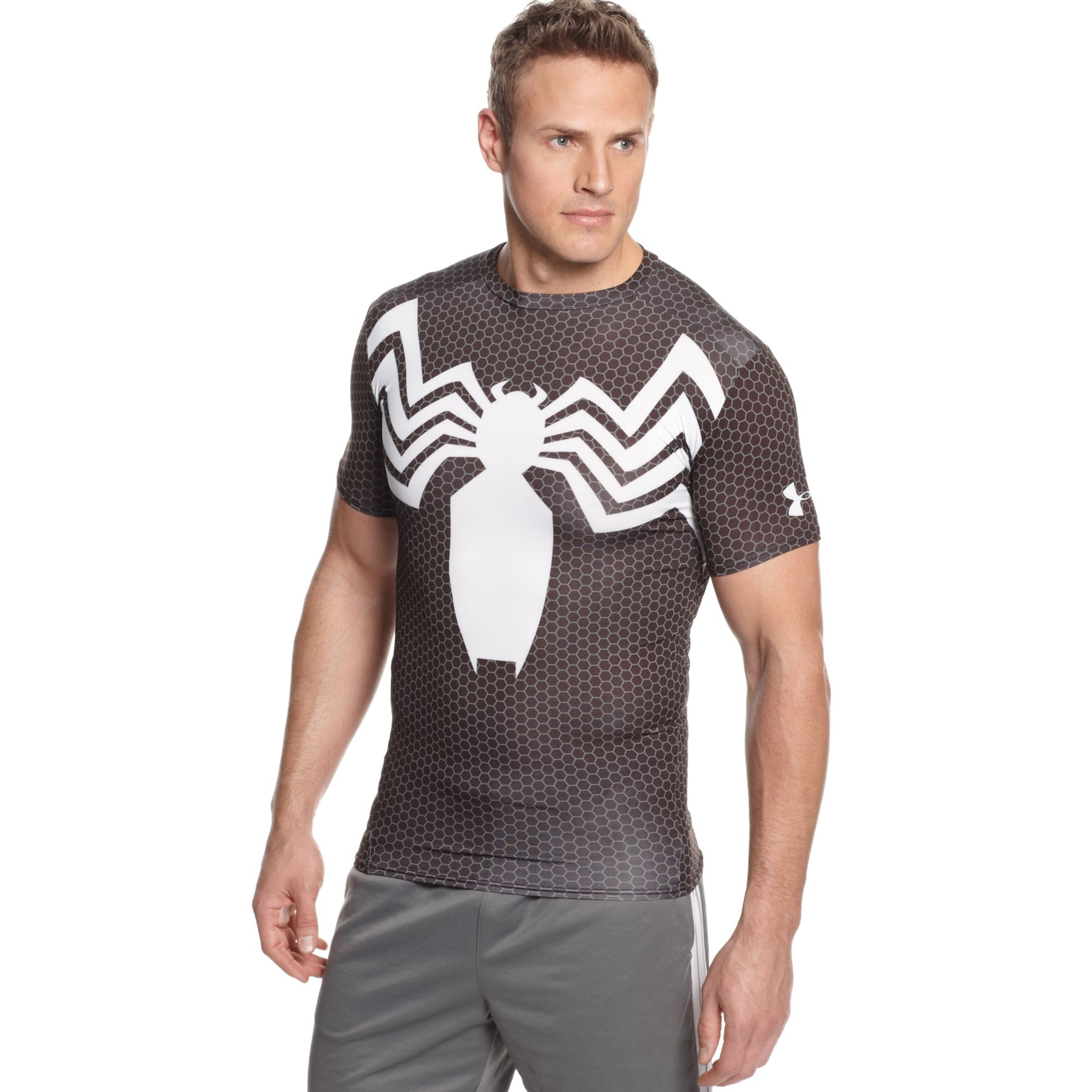 Under Armour Alter Ego Spiderman Compression Tshirt in Black for Men - Lyst
