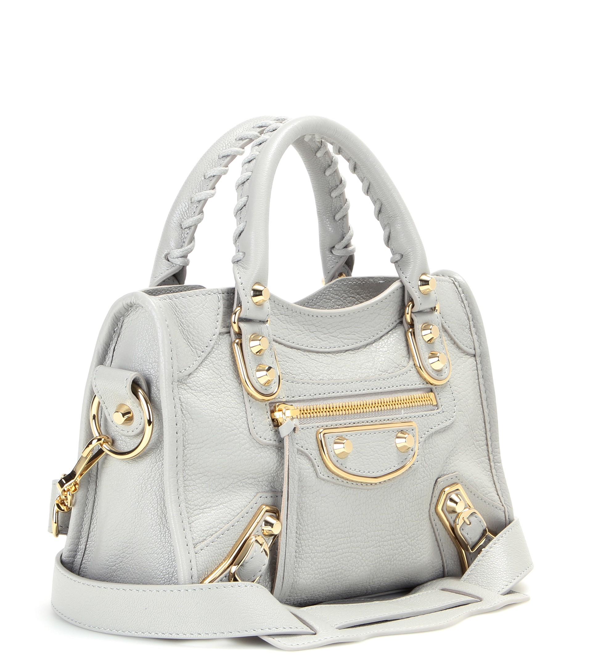 balenciaga metallic edge city medium