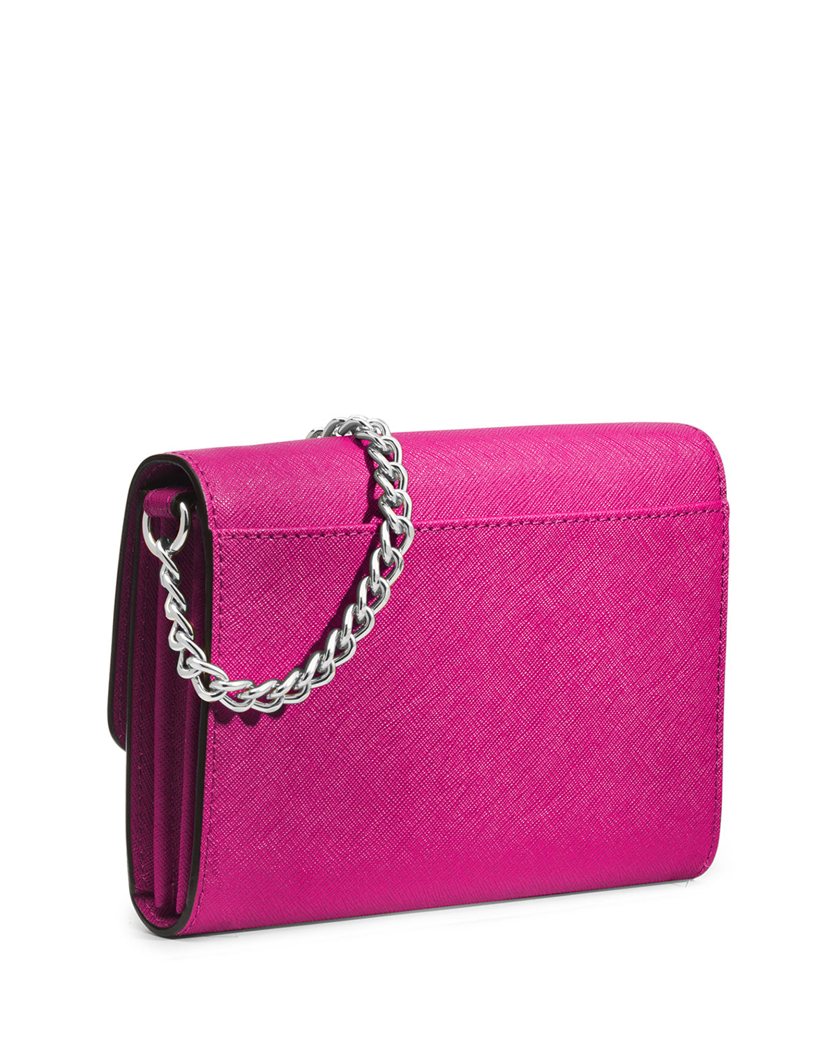 Michael michael kors Jet Set Travel Large Crossbody Bag in Purple (RASPBERRY) | Lyst