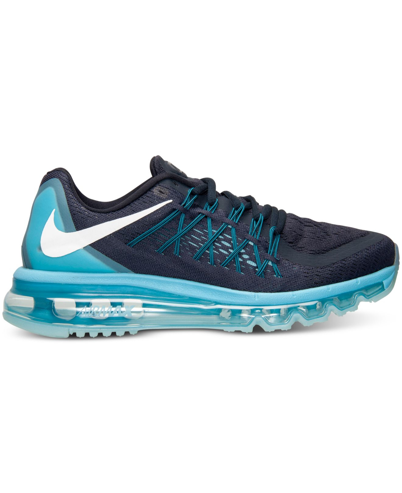 Lyst - Nike Women's Air Max 2015 Running Sneakers From Finish Line in Blue