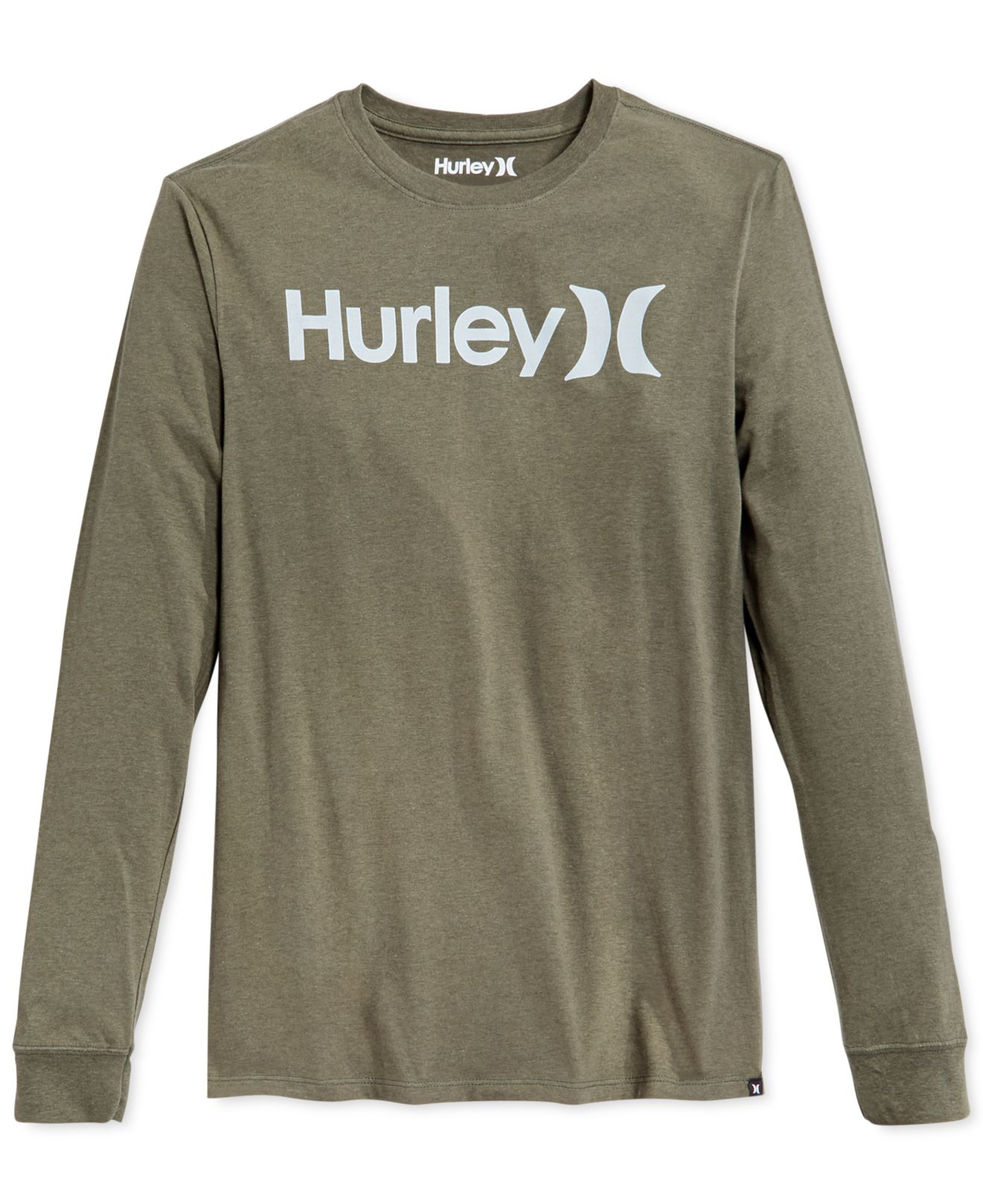 Hurley Long-sleeve T-shirt in Green for Men | Lyst