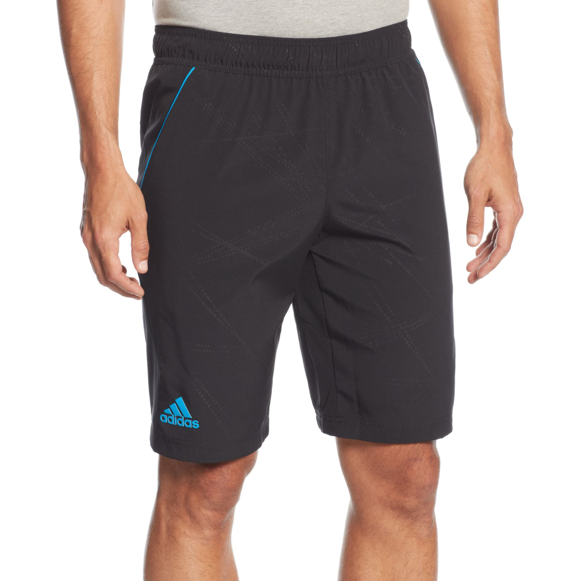 Adidas Response Trend Bermuda Shorts in Black for Men (BLACK/SOLAR BLUE ...