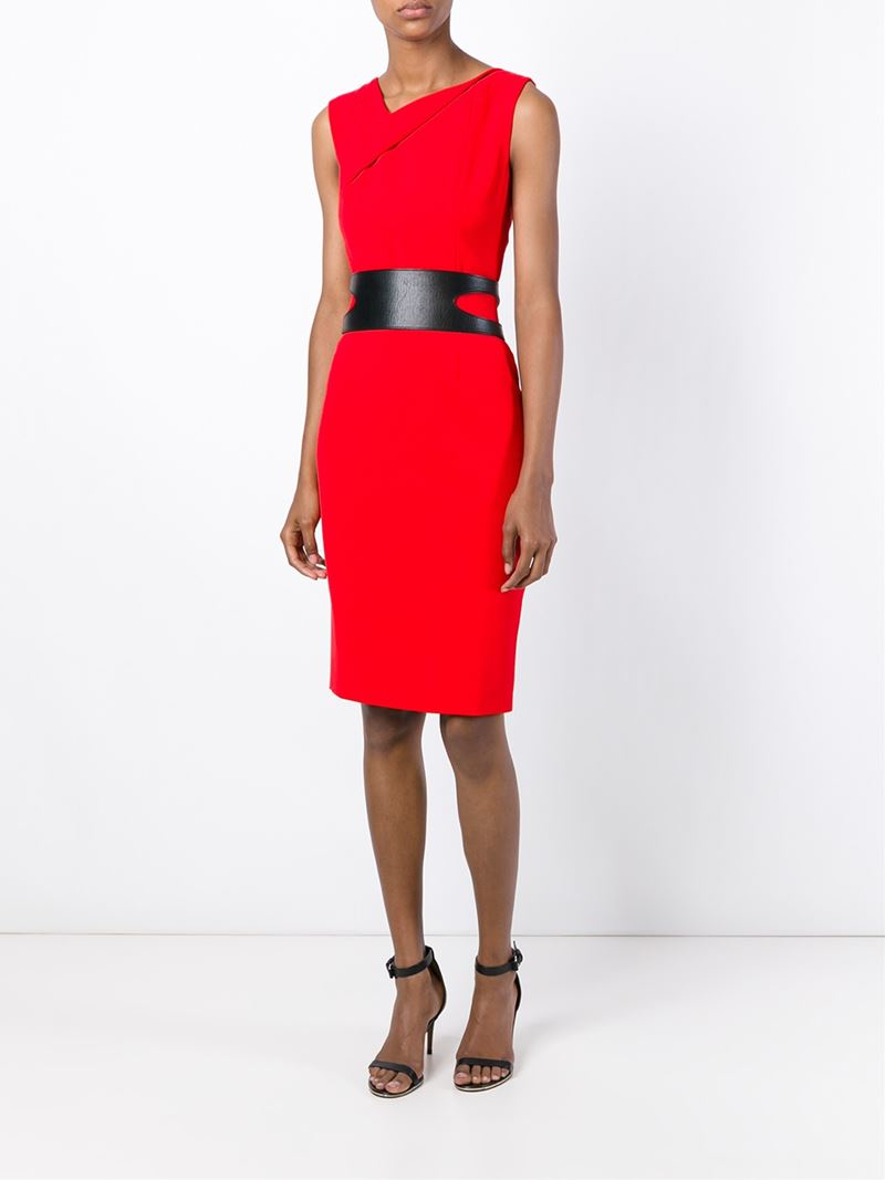 Lyst - Roland Mouret 'grainger' Dress in Red