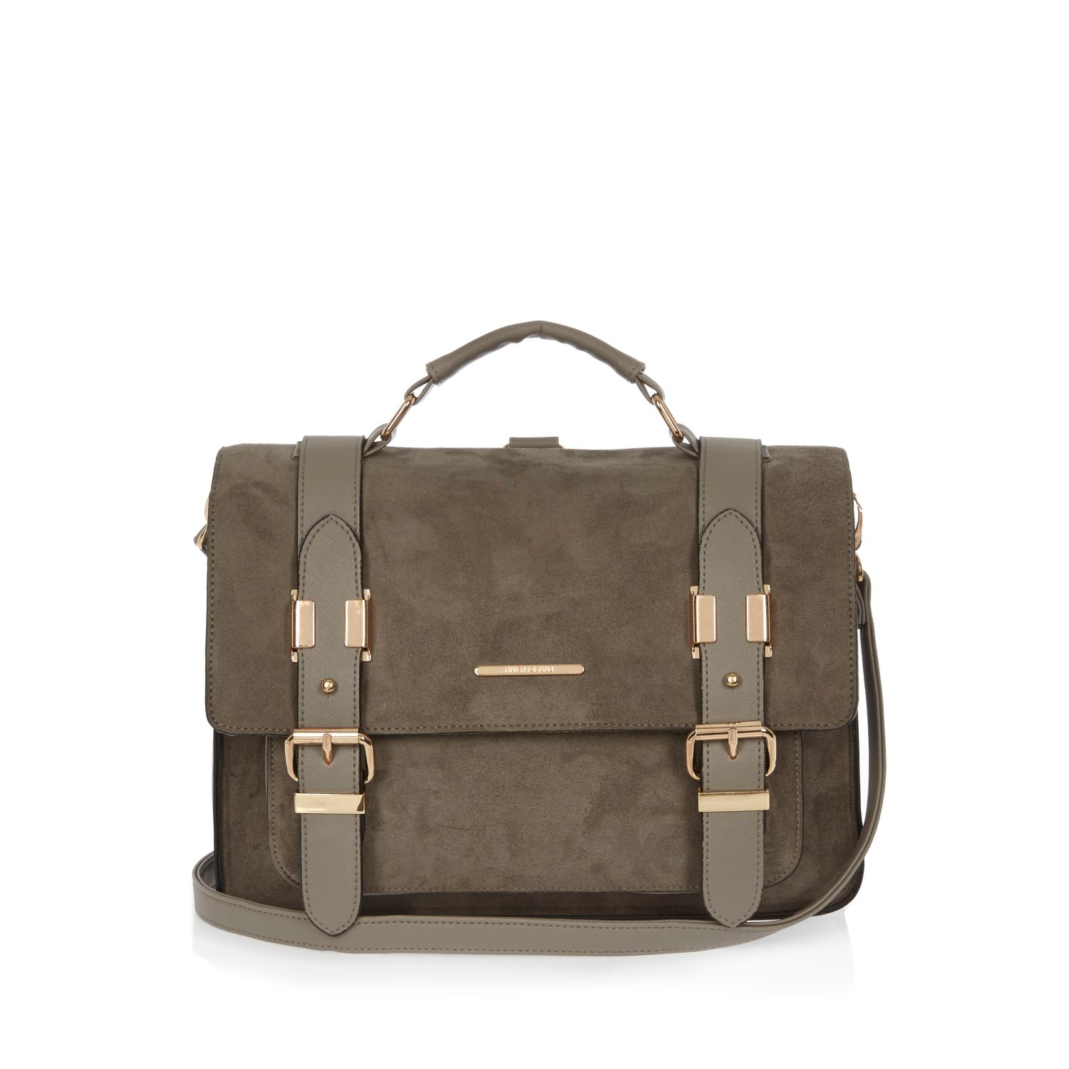 river island grey tote bag