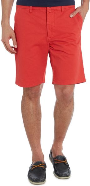 Gant Bermuda Shorts in Red for Men (Grenadine) | Lyst