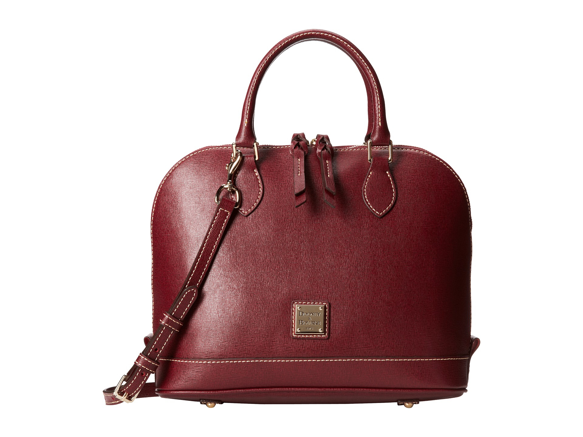 dooney red satchel