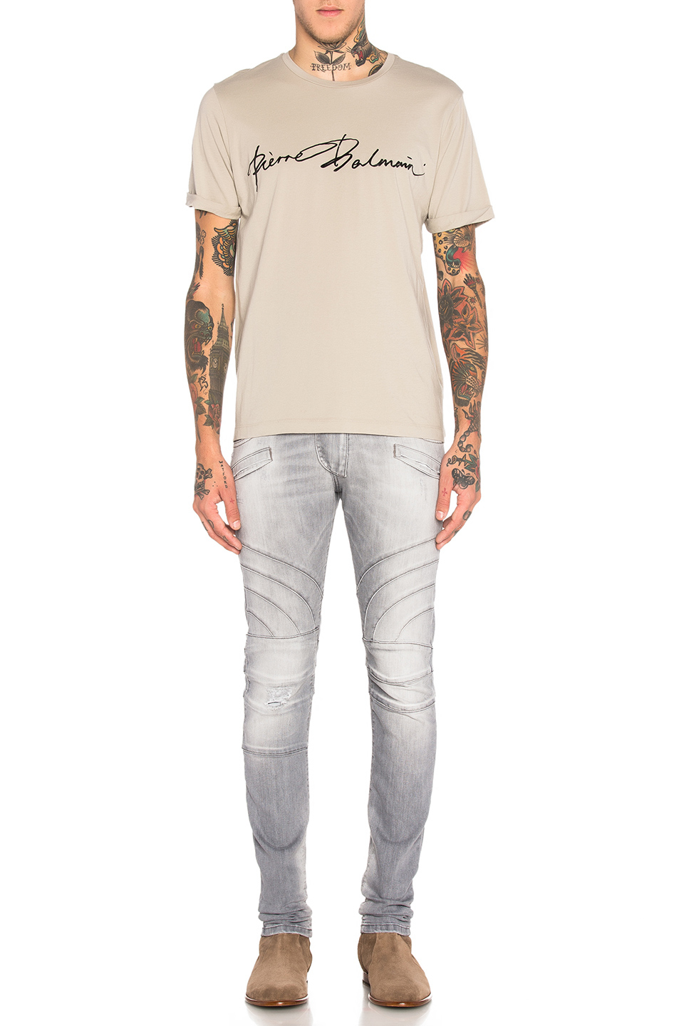 balmain cargo jeans