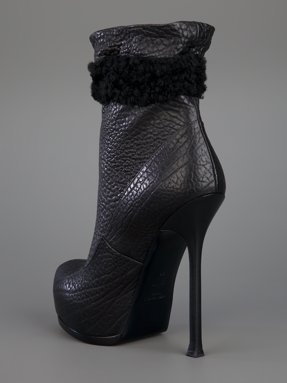 suede side zip bootie