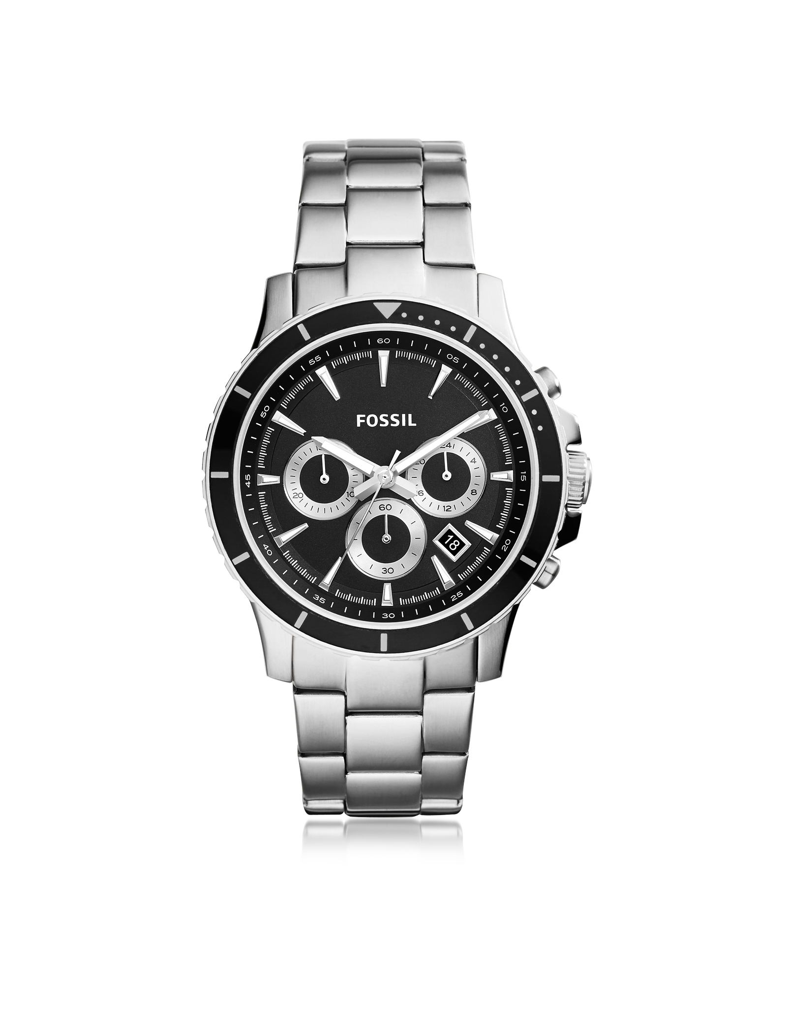 Fossil Dean Stainless Steel Men's Chronograph Watch in Metallic for Men ...
