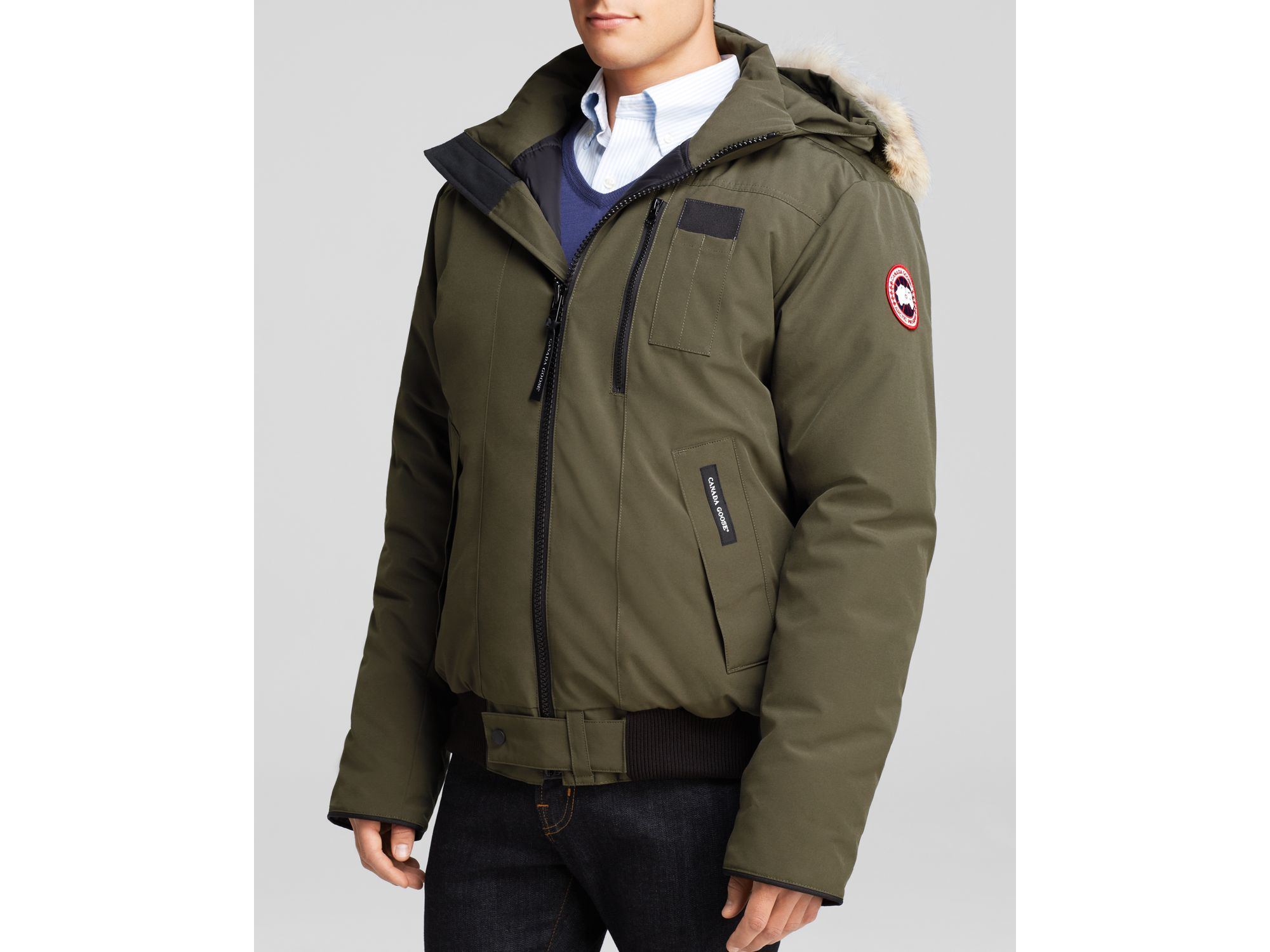 canada goose borden bomber military green canada goose borden bomber military green