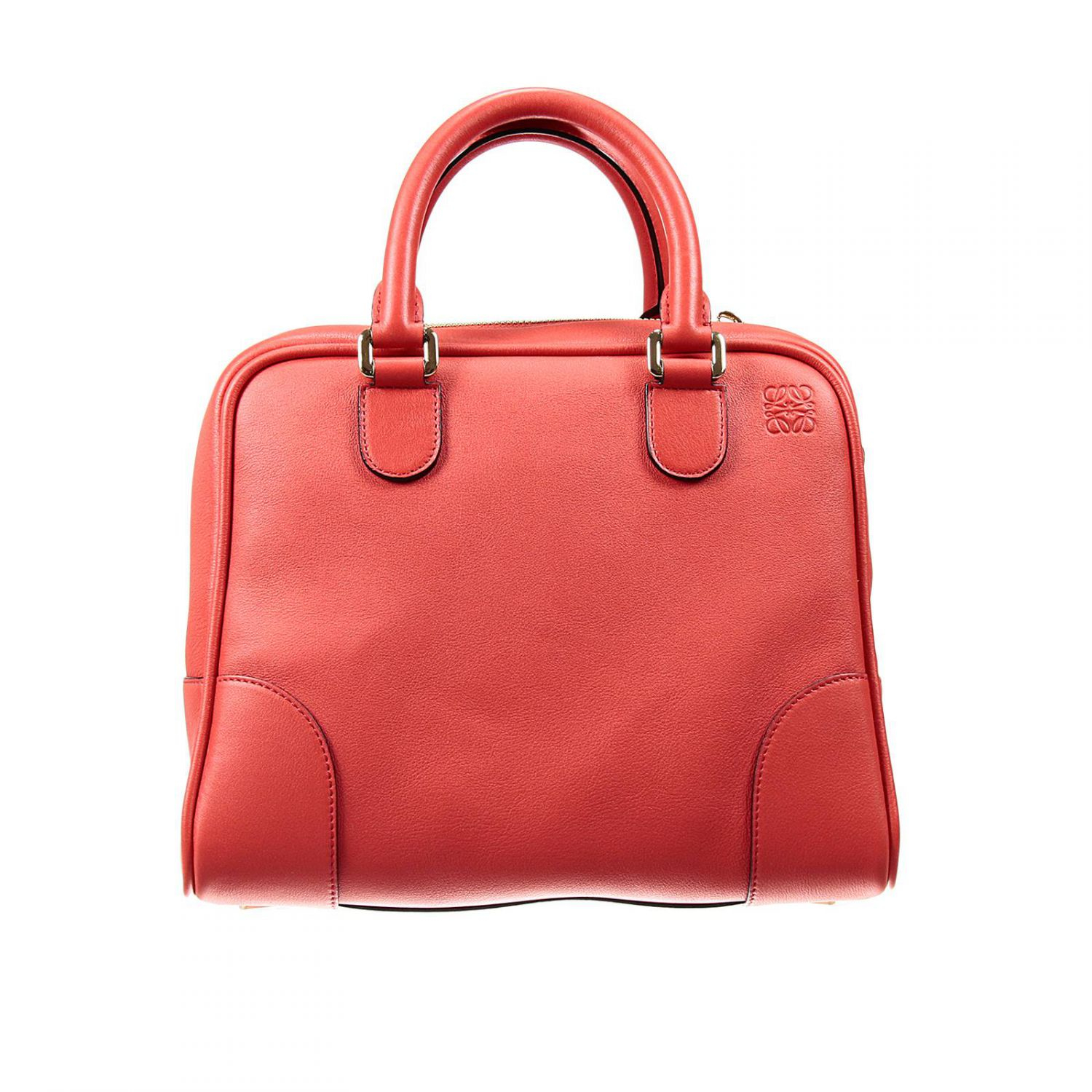 Lyst - Loewe Handbag Amazona Medium Leather in Red