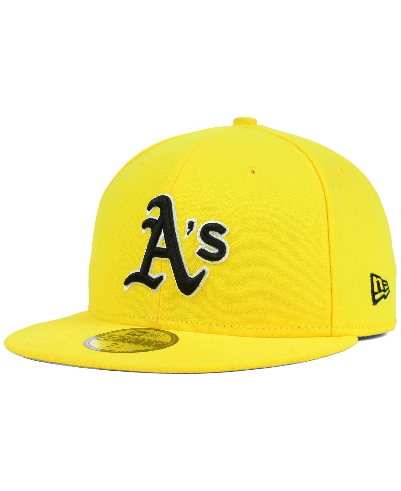 Lyst Ktz Oakland Athletics Cdub 59fifty Cap in Yellow for Men