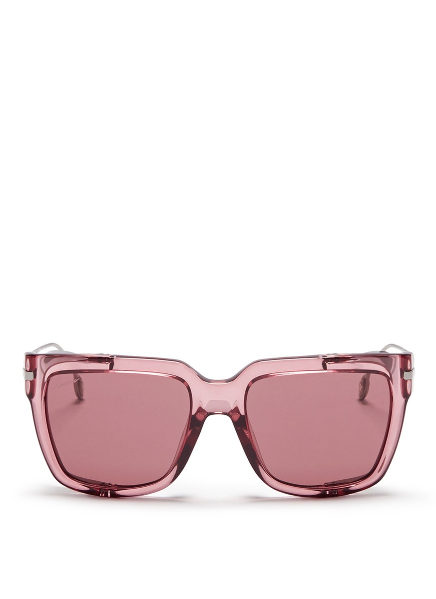 gucci pink acetate sunglasses