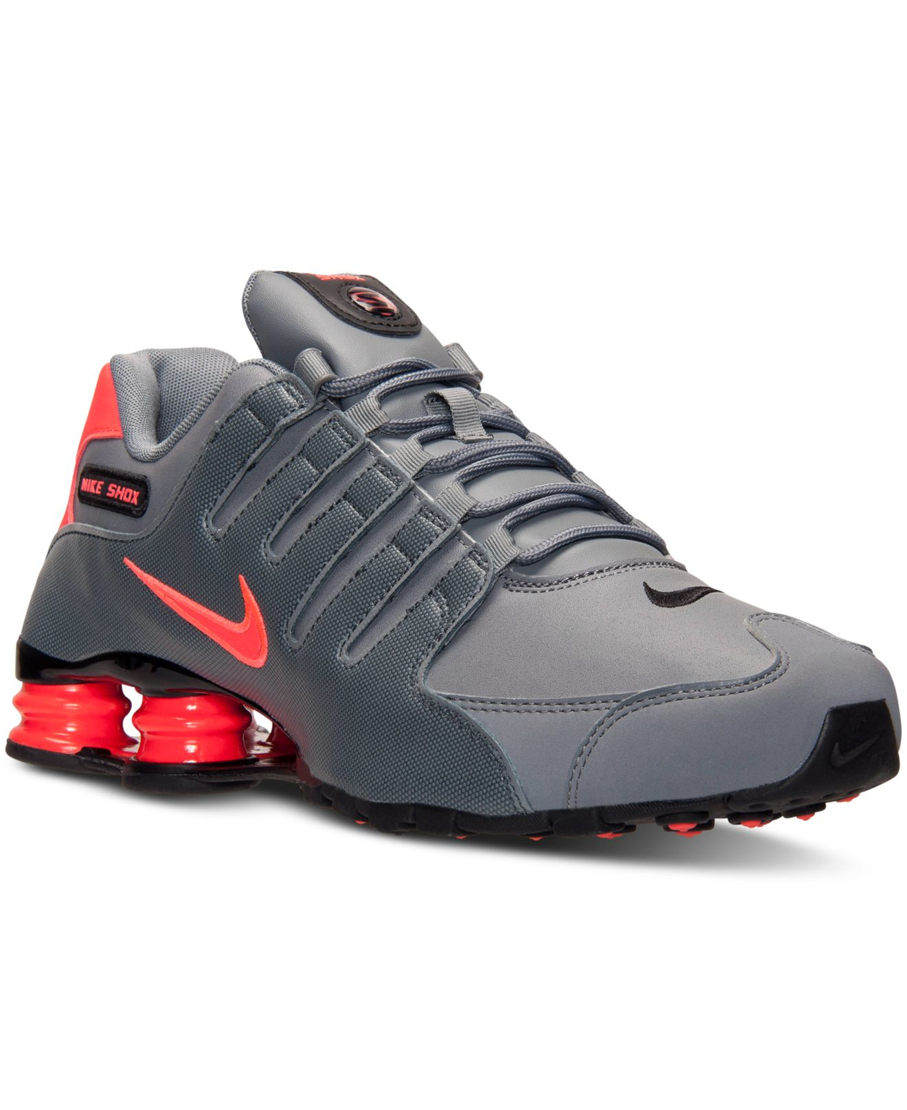 Lyst - Nike Men's Shox Nz Running Sneakers From Finish Line in White ...