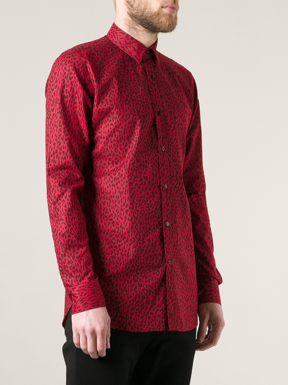 new look red leopard print shirt