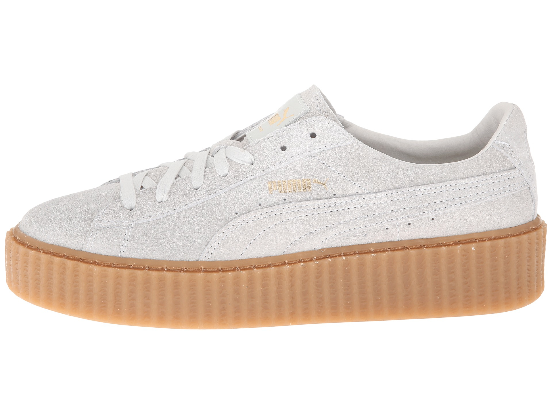 puma by rihanna creeper white leather