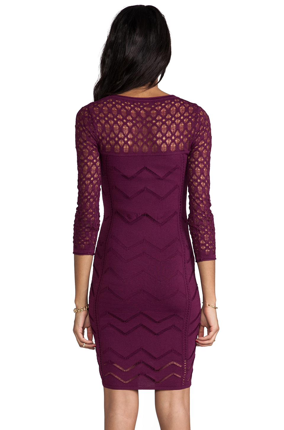 catherine malandrino purple dress