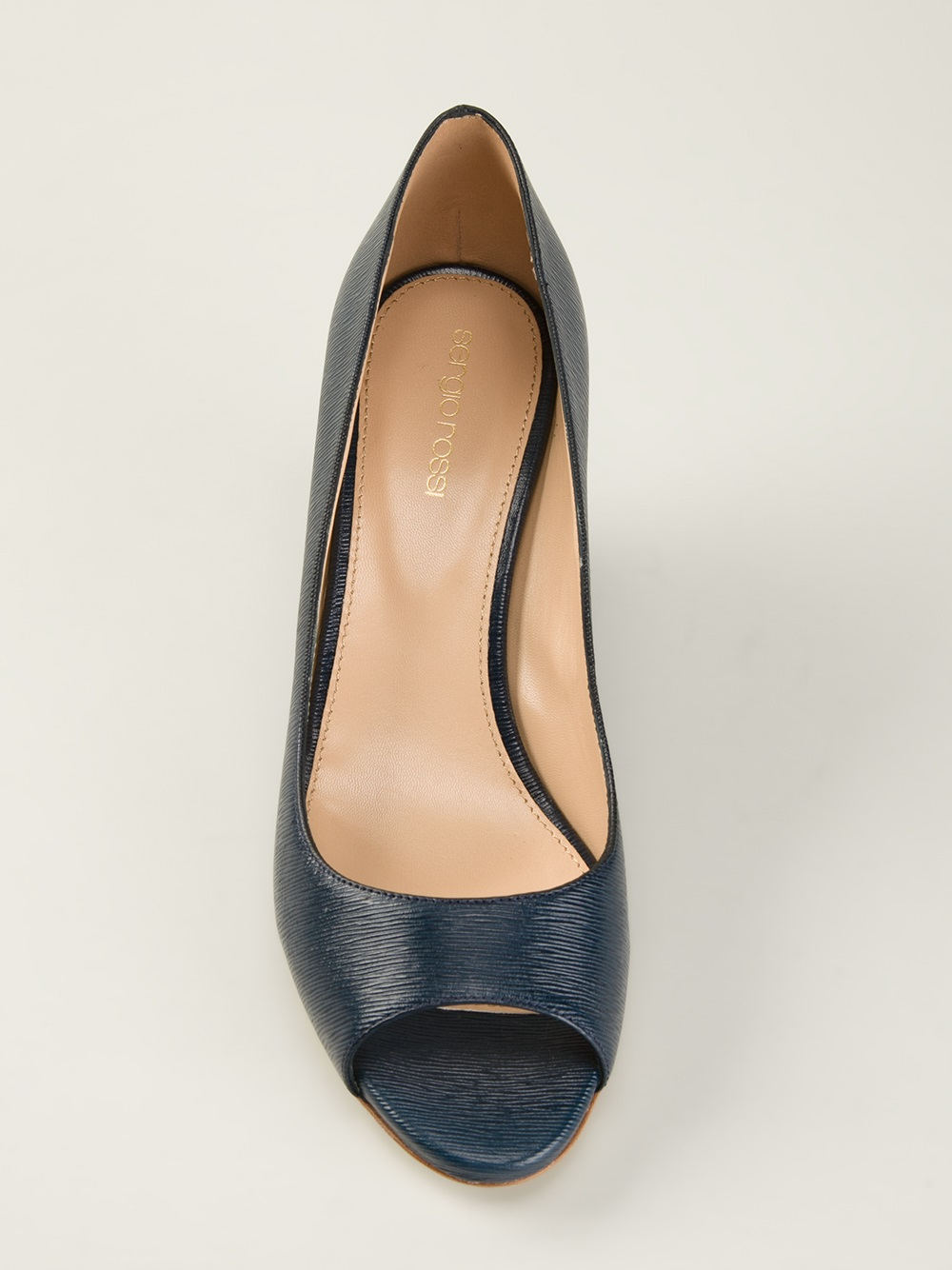 open toe wedge pumps
