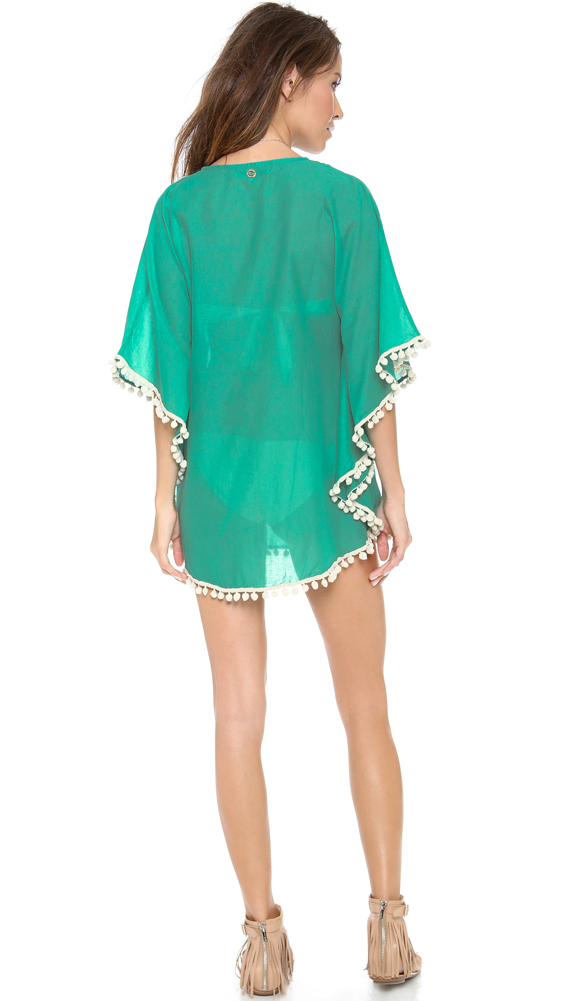 Lyst Ondademar Illusion Cover Up Dress in Green